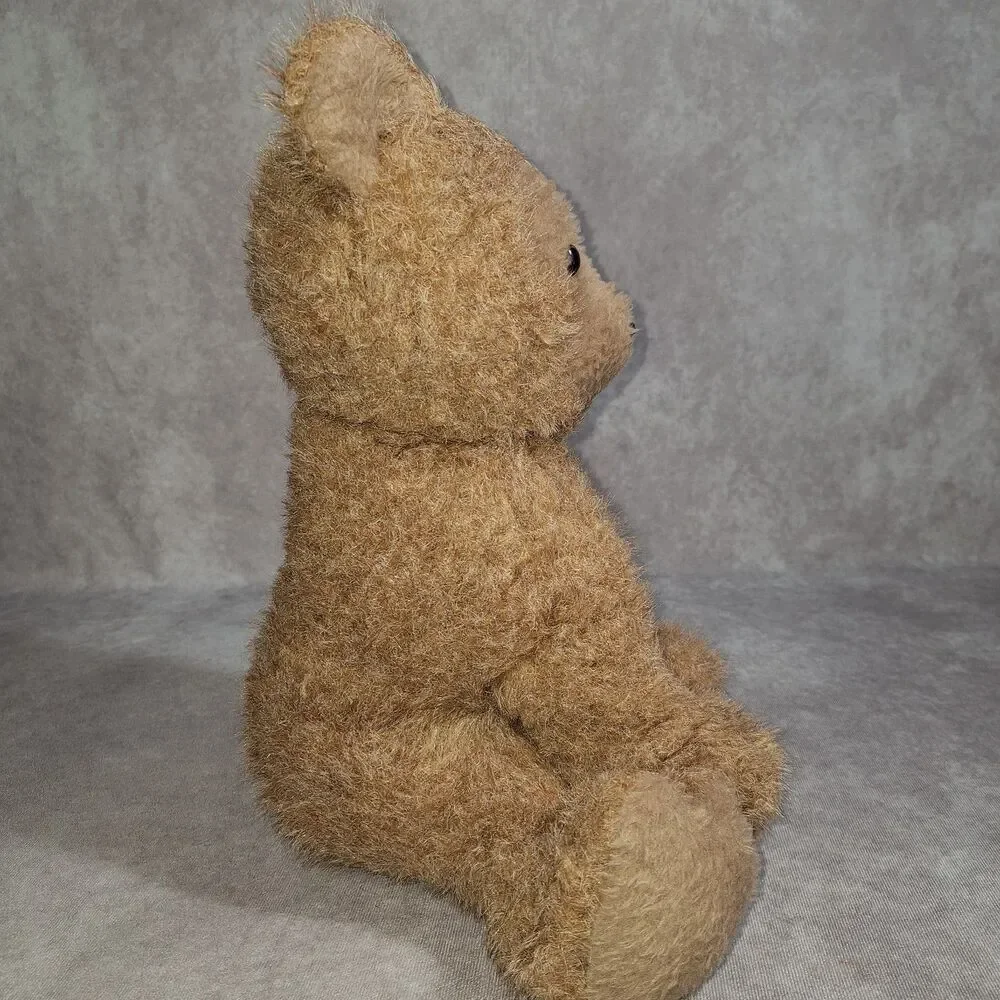 VTG 1976 Dakin Pillow Pet Stuffed Plush Sitting Teddy Bear Brown